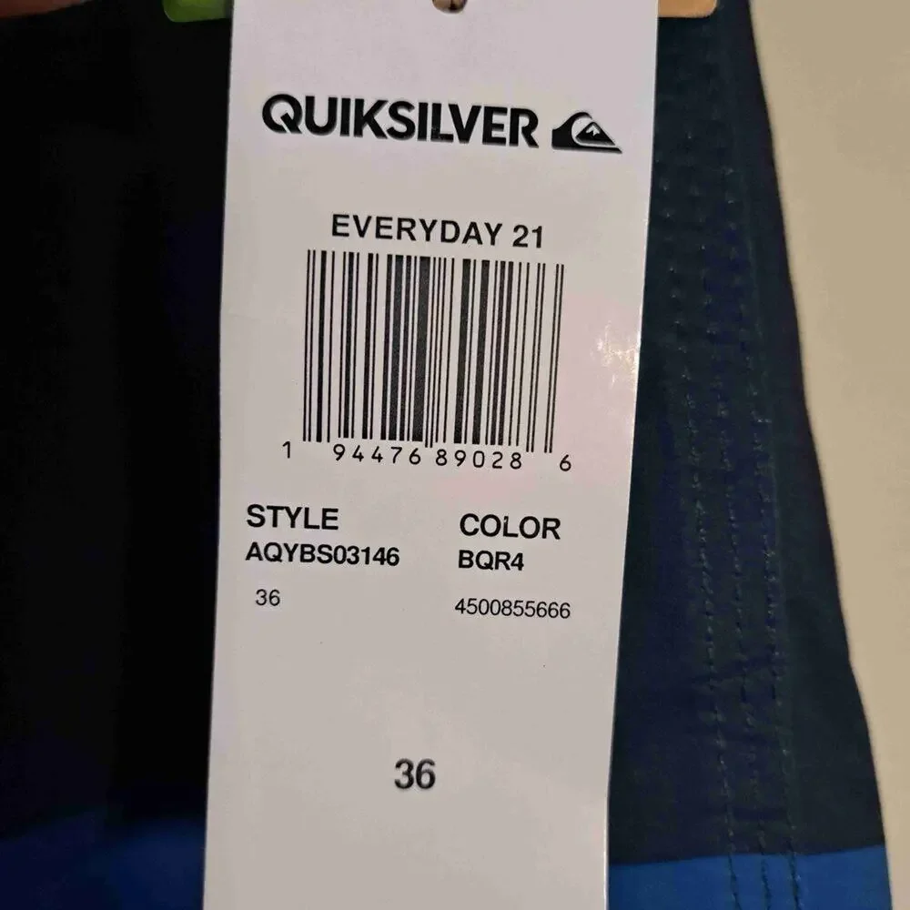 Quiksilver Boardshort DRYFLIGHT Swim Trunks Size 36